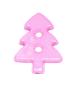 Preview: Bottone per bambini come albero di Natale in viola 17 mm 0,67 inch